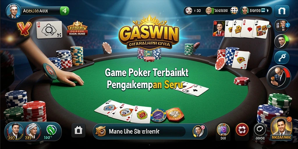 Tampilan gameplay GASWIN yang menegangkan dan menyenangkan.