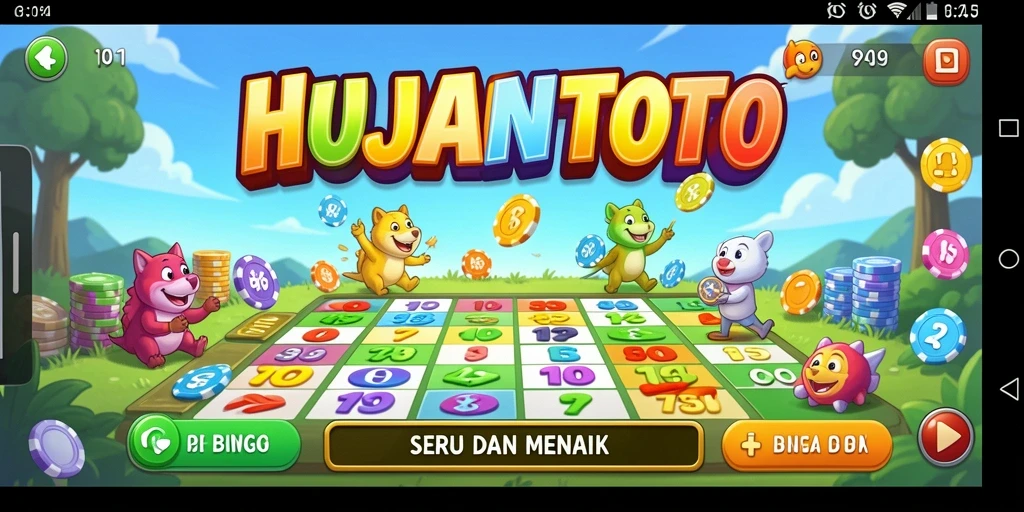 Gameplay HUJANTOTO yang seru dan interaktif.