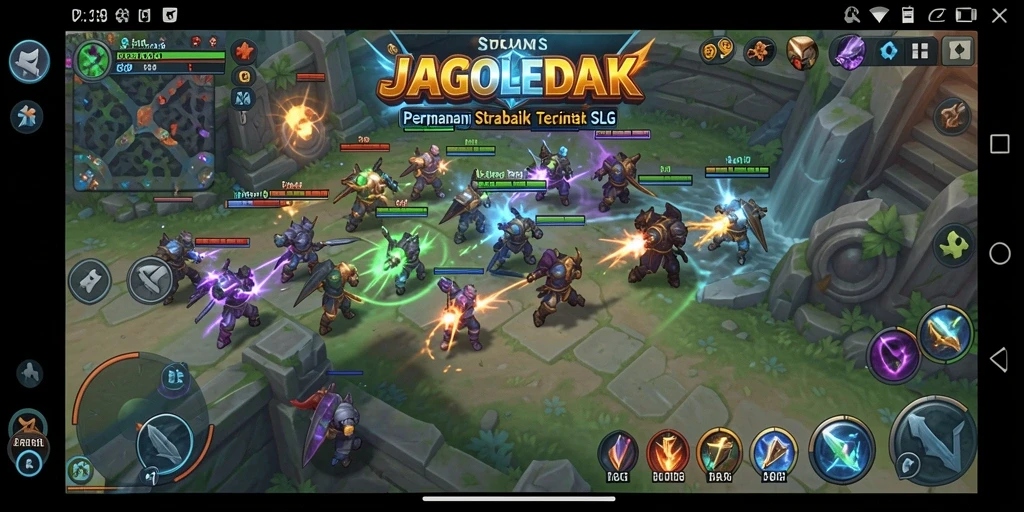 Tampilan gameplay JAGOLEDAK yang menegangkan dan interaktif.