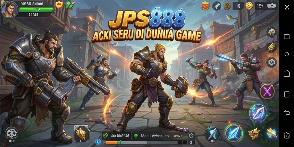 Tampilan screenshot gameplay Action yang mendebarkan di JPS888.