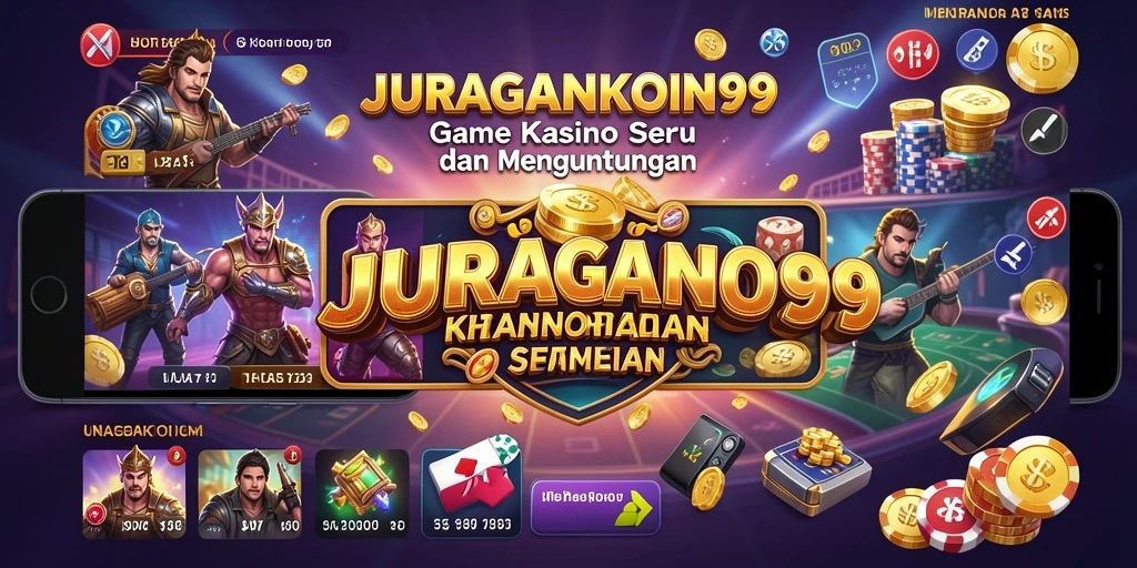 Tampilan screenshot gameplay JURAGANKOIN99 yang menarik dan menyenangkan.
