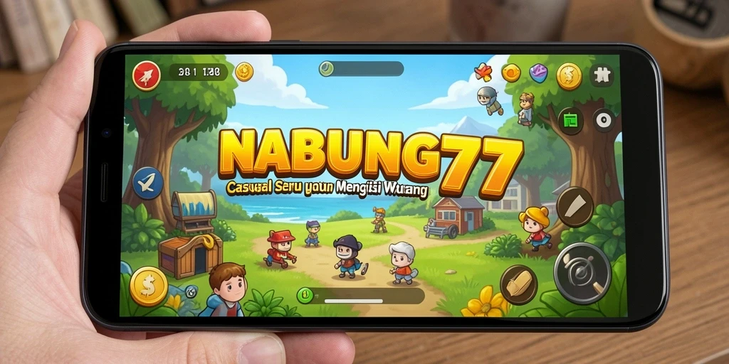 Gameplay seru NABUNG77 dengan grafis cerah dan menarik.