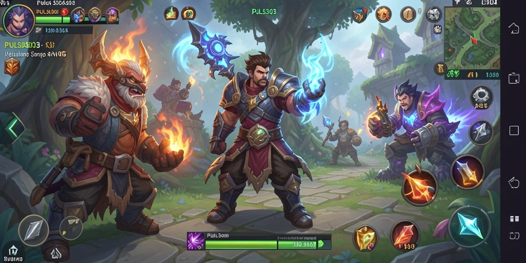 Tampilan gameplay seru dari PULSA303 dalam aksi ARPG.